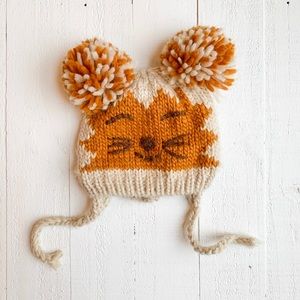 Zara Knit tiger hat 6-12 months